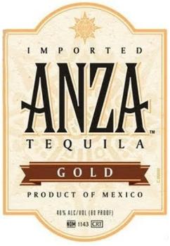 ANZA GOLD TEQUILA