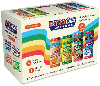 3 DAUGHTERS VODKA RETRO CHILL VARIETY