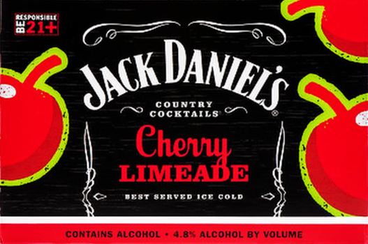 JACK DANIELS COUNTRY COCKTAILS CHERRY LIMEADE