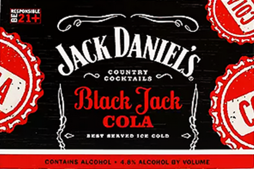 JACK DANIELS COUNTRY COCKTAILS BLACK JACK COLA