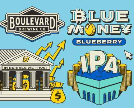 BOULEVARD BLUE MONEY BLUEBERRY IPA