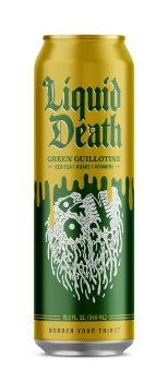 LIQUID DEATH GREEN GUILLOTINE TEA