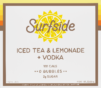 SURFSIDE ICED TEA & LEMONADE + VODKA