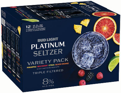 BUD LIGHT PLATINUM SELTZER VARIETY