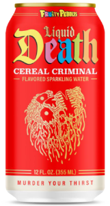 LIQUID DEATH CEREAL CRIMINAL SPARKLING WATER