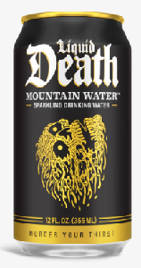 LIQUID DEATH SPARKLING MOUNTAIN WATER