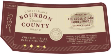 GOOSE ISLAND 2025 BOURBON COUNTY CHERRY JUBILEE