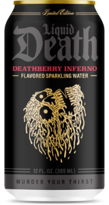 LIQUID DEATH DEATHBERRY INFERNO SPARKLING WATER
