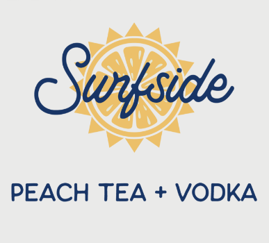 SURFSIDE PEACH TEA + VODKA