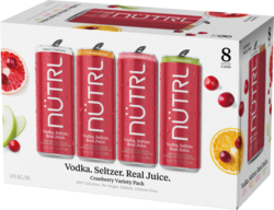 NUTRL VODKA CRANBERRY VARIETY PACK