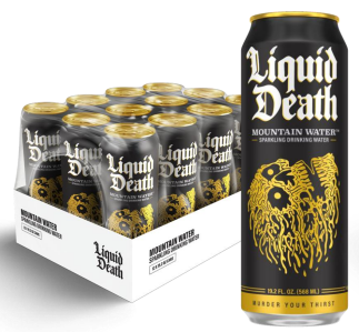LIQUID DEATH SPARKLING MOUNTAIN WATER