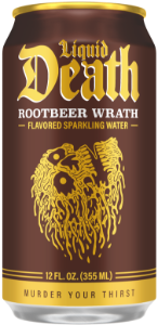 LIQUID DEATH ROOT BEER WRATH SPARKLING WATER