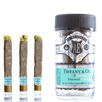 A photograph of El Blunto Platium Diamond Bluntito .75g Hybrid Tiffany & OG 4pk 3.4g