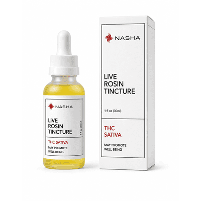 Nasha Live Rosin Tincture 30ml 1000mg THC Sativa Purple Jack