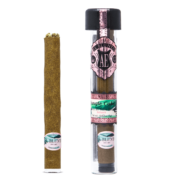 A photograph of El Blunto Rose Gold Hash Blunt 2g Hybrid Jungle Cake 16ct