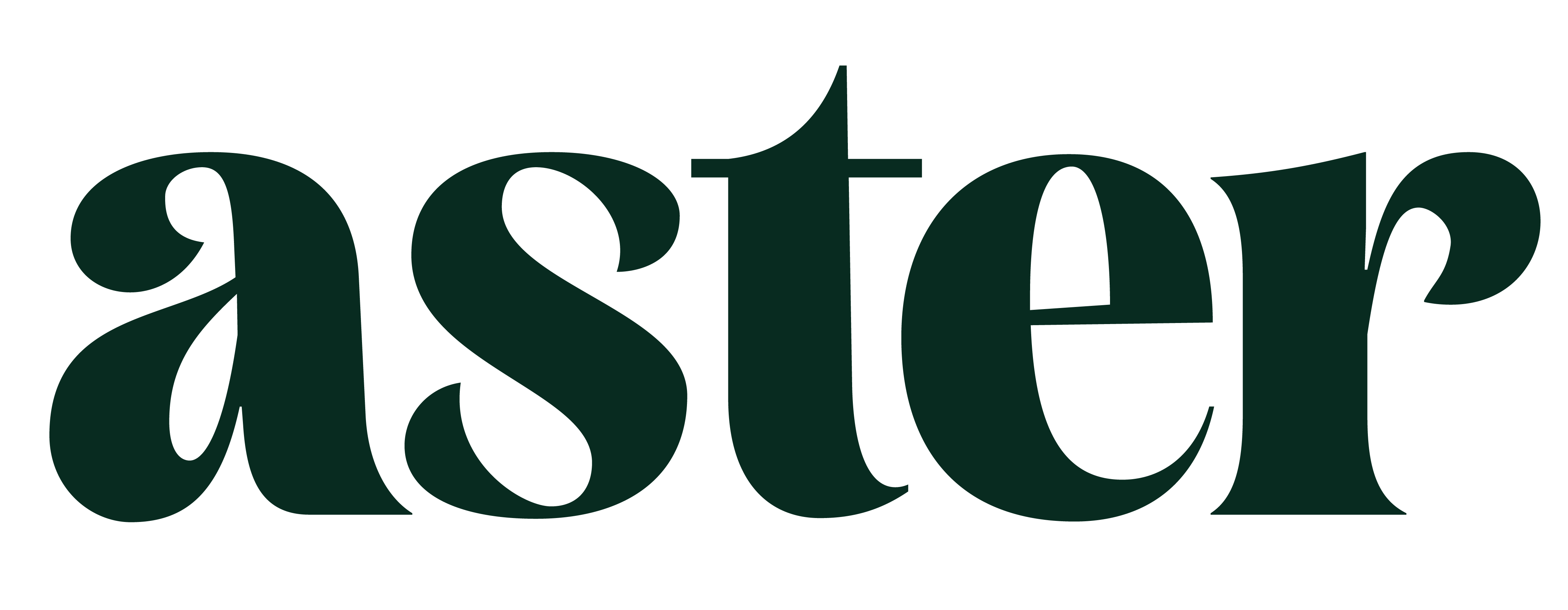 The logo of Aster