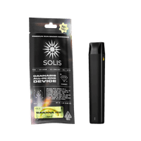 A photograph of Solis Diamond Enhanced All-In-One 1g Indica Banana Ice