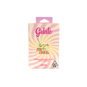 A photograph of Gelato Flavors Cartridge 1g Sativa Fruity Cereal