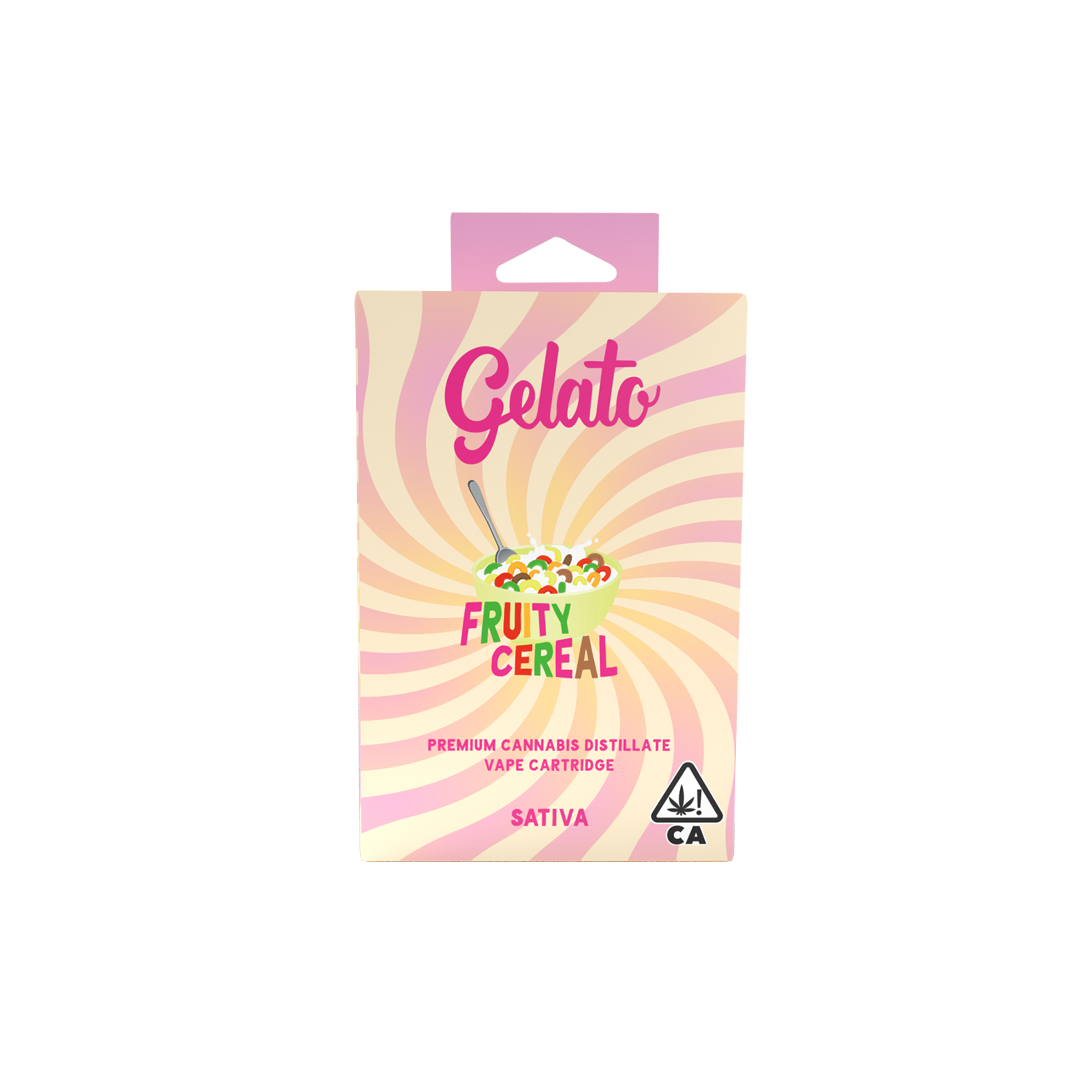 A photograph of Gelato Flavors Cartridge 1g Sativa Fruity Cereal