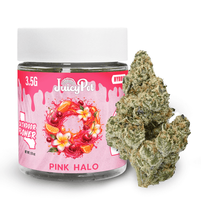 JuicyPot Flower 3.5g Hybrid Pink Halo