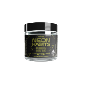 A photograph of Neon Habits Flower 4g Sativa Vibrant Voltage