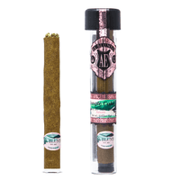 A photograph of El Blunto Rose Gold Hash Blunt 2g Hybrid Jungle Cake 16ct