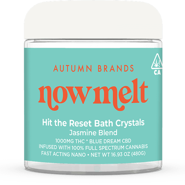 A photograph of Autumn Brands Single Serving Hit the Reset Bath Crystals Jasmine