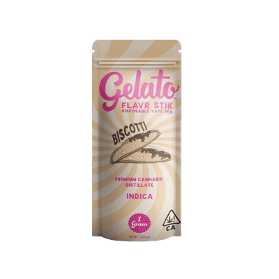 Gelato Flavors All-In-One 1g Indica Biscotti 10pk