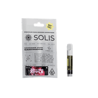 A photograph of Solis Cartridge 1g Sativa Juicy Red Apple