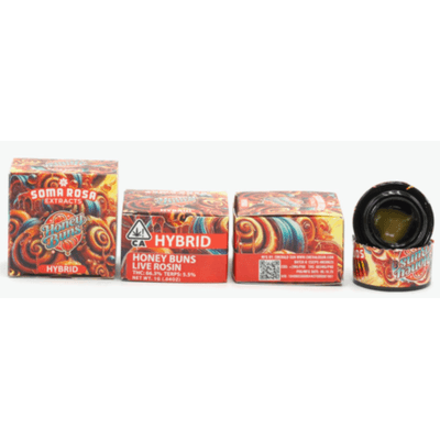 Soma Rosa Live Rosin 1g Hybrid Honey Buns