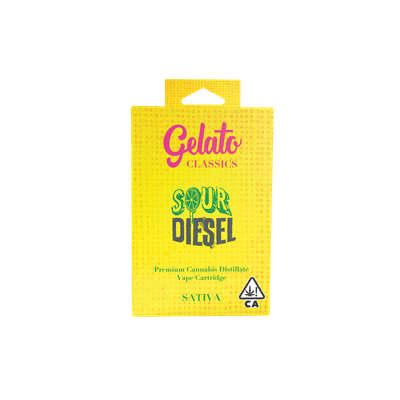 Gelato Classics Cartridge 1g Sativa Sour Diesel 10pk