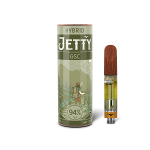 A photograph of Jetty Cartridge High THC 0.5g GSC