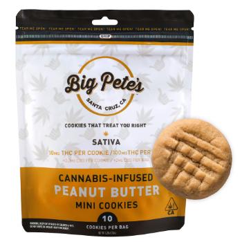 A photograph of Big Pete's Peanut Butter 10pk Sativa 100mg