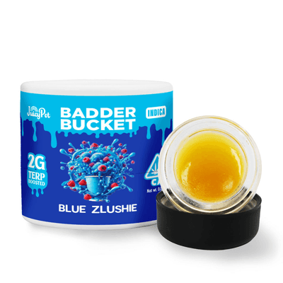 JuicyPot Badder Bucket 2G Indica Blue Zlushie