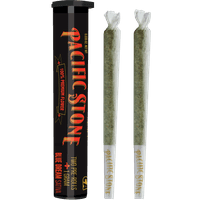 A photograph of Pacific Stone Preroll 0.5g Sativa Blue Dream 2-Pack 1.0g