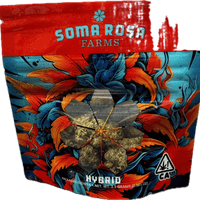 A photograph of Soma Rosa Flower 3.5g Hybrid Laughing Gas