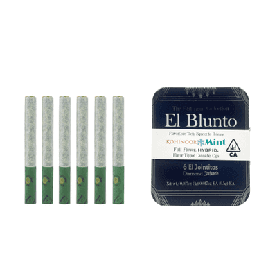 El Blunto FlavorCore Diamond Jointito .5g Hybrid Kohinoor Mint 6pk 3g 16ct