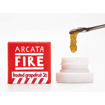Arcata Fire 100% Live Resin Concentrate 1g Sativa Frosted Grapefruit 36