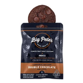A photograph of Big Pete's Double Chocolate Indica 10mg