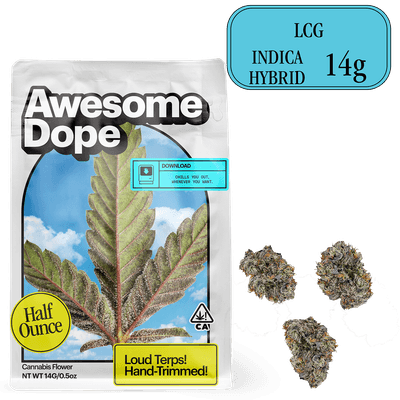 Awesome Dope Smalls Flower 14g Indica Hybrid LCG