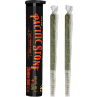 A photograph of Pacific Stone Preroll 0.5g Sativa Starberry Cough 2-Pack 1.0g