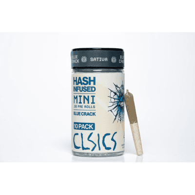 CLSICS Hash Preroll 10pk Sativa Blue Crack