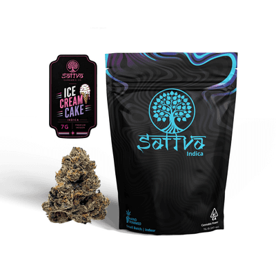 Sattva Cannabis Flower 7g Indica Ice Cream Cake