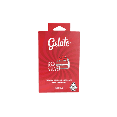 Gelato Flavors Cartridge 1g Indica Red Velvet 10pk