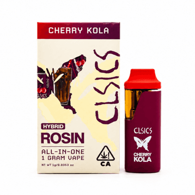 CLSICS Live Rosin All-In-One Cartridge 1g Hybrid Cherry Kola