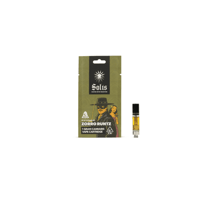 Solis Cartridge 1g Indica Zorro Runtz