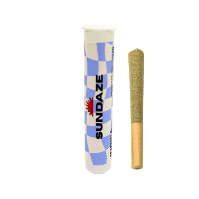 Sundaze Preroll 1g Indica Wedding Cake