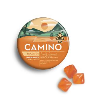 A photograph of Camino Gummies Freshly Squeezed CBG 1:2