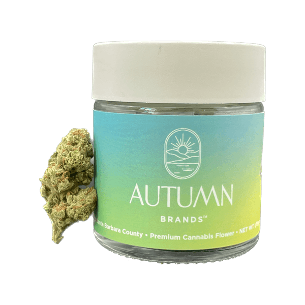 A photograph of Autumn Brands Flower 3.5g Sativa Peach Dreams