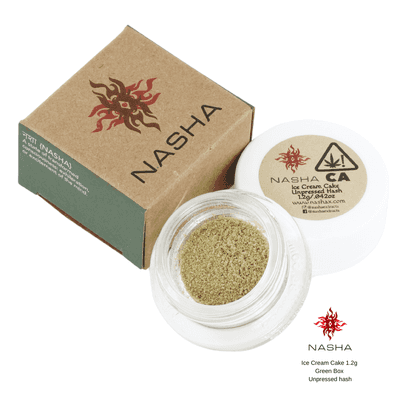 Nasha Green Unpressed 1.2g Hybrid Ice Cream Cake
